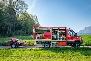 Schlauchverlegefahrzeug